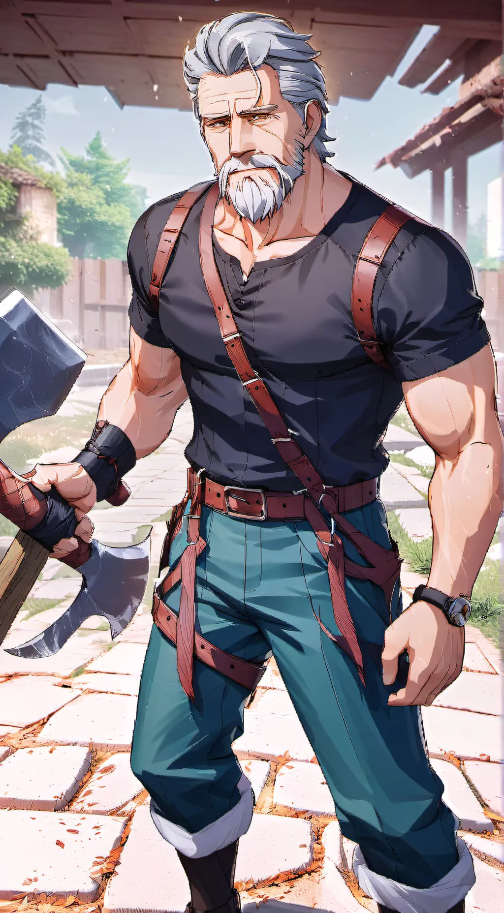 ai character: Karl-Heinz Leopold background