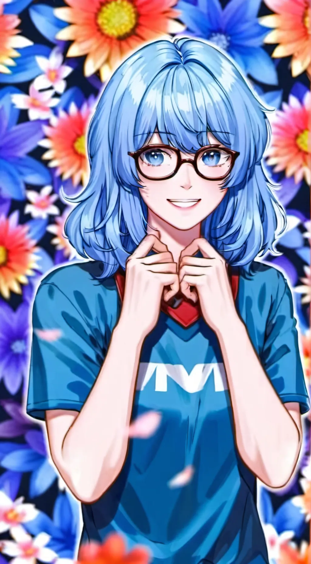 ai character: mirysita Blox💙 background