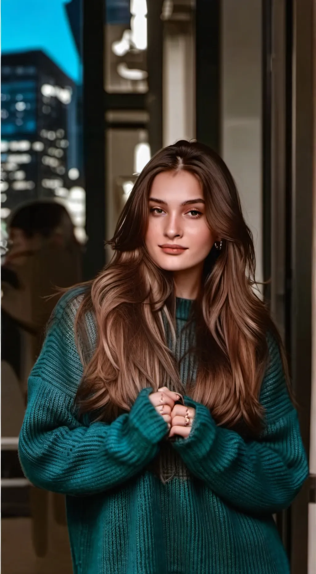 ai character: Sabrina  background