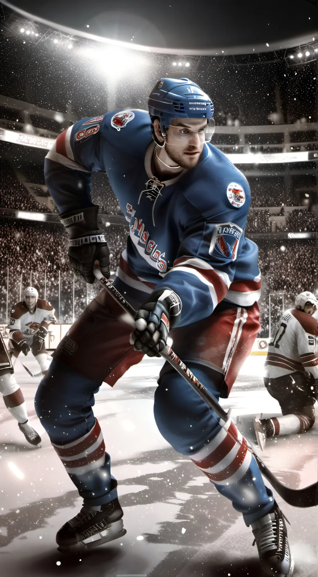 ai character: New York Rangers background