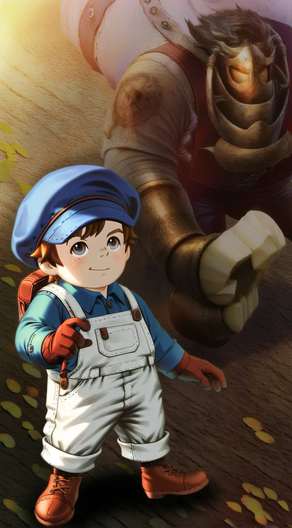 ai character: SMG4:among us background