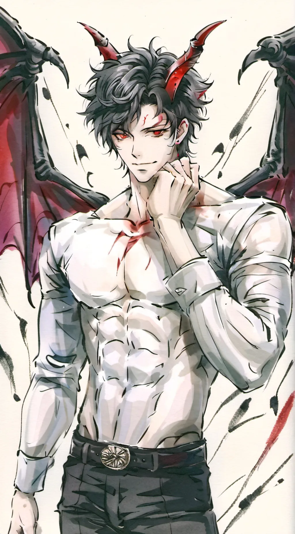 ai character: King David background