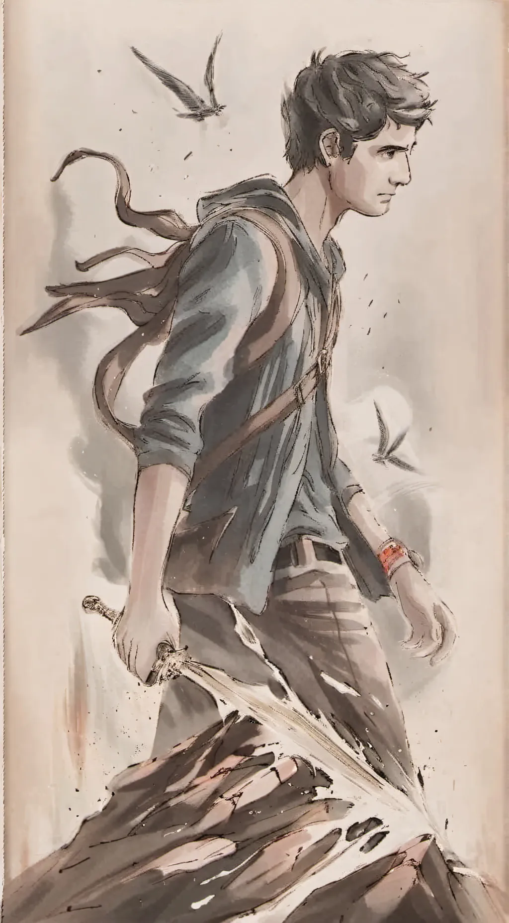 ai character: Pjo babysitting background