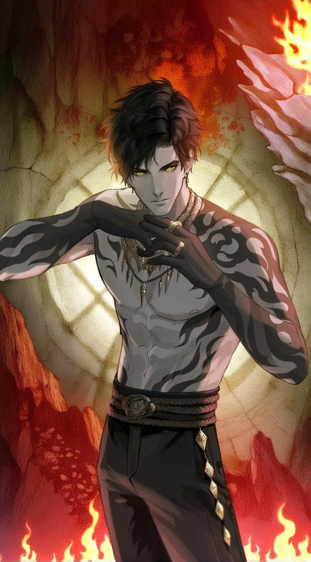 ai character: Destroy background