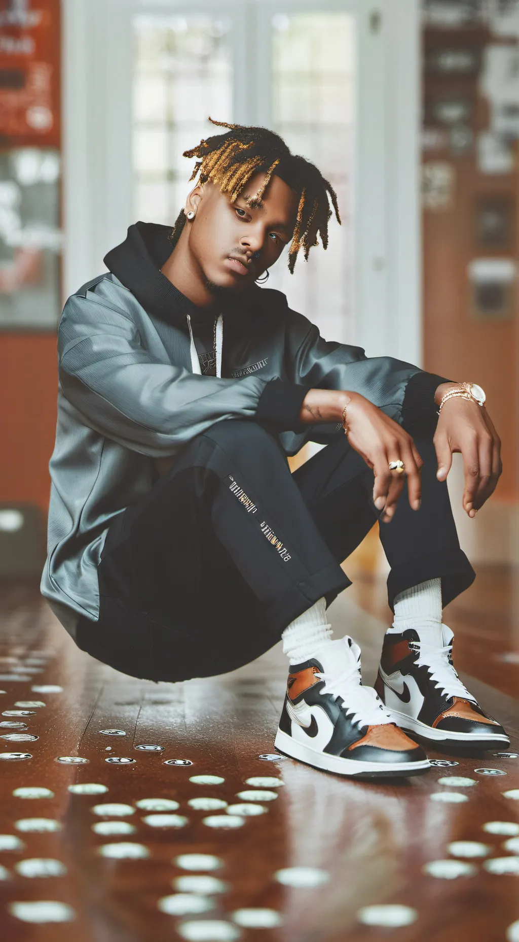 ai character: juice wrld background