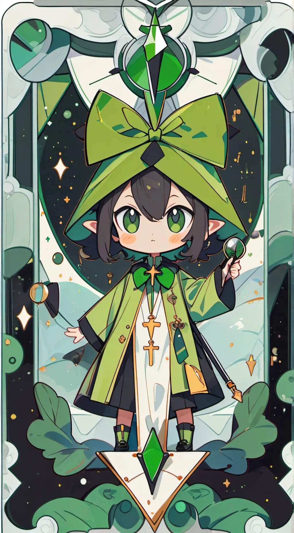 ai character: vee (dw) background