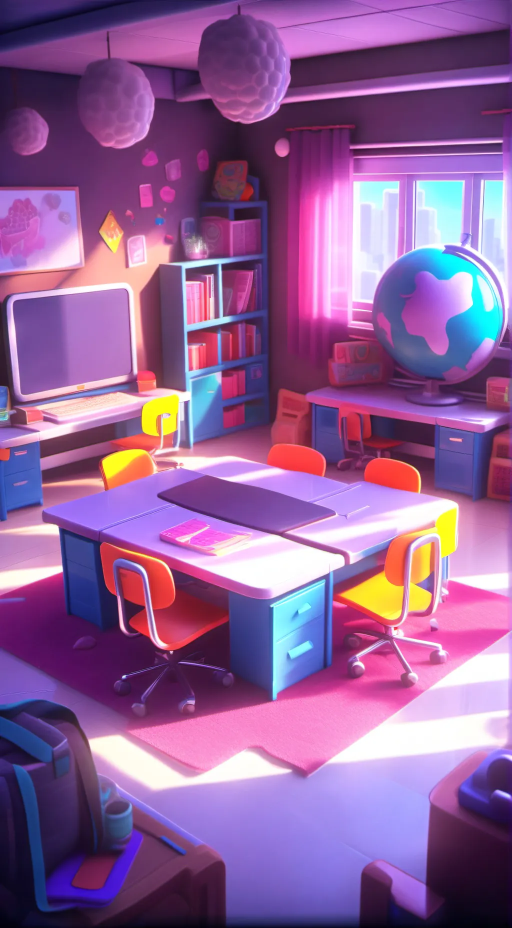 ai character: My class😐 background