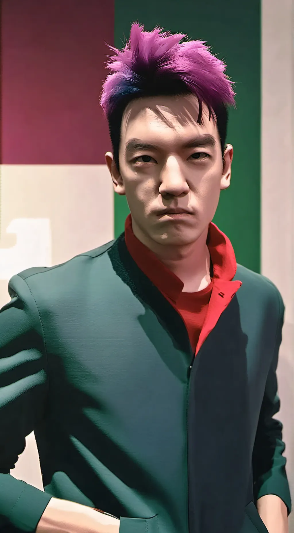 ai character: Squid games again  background