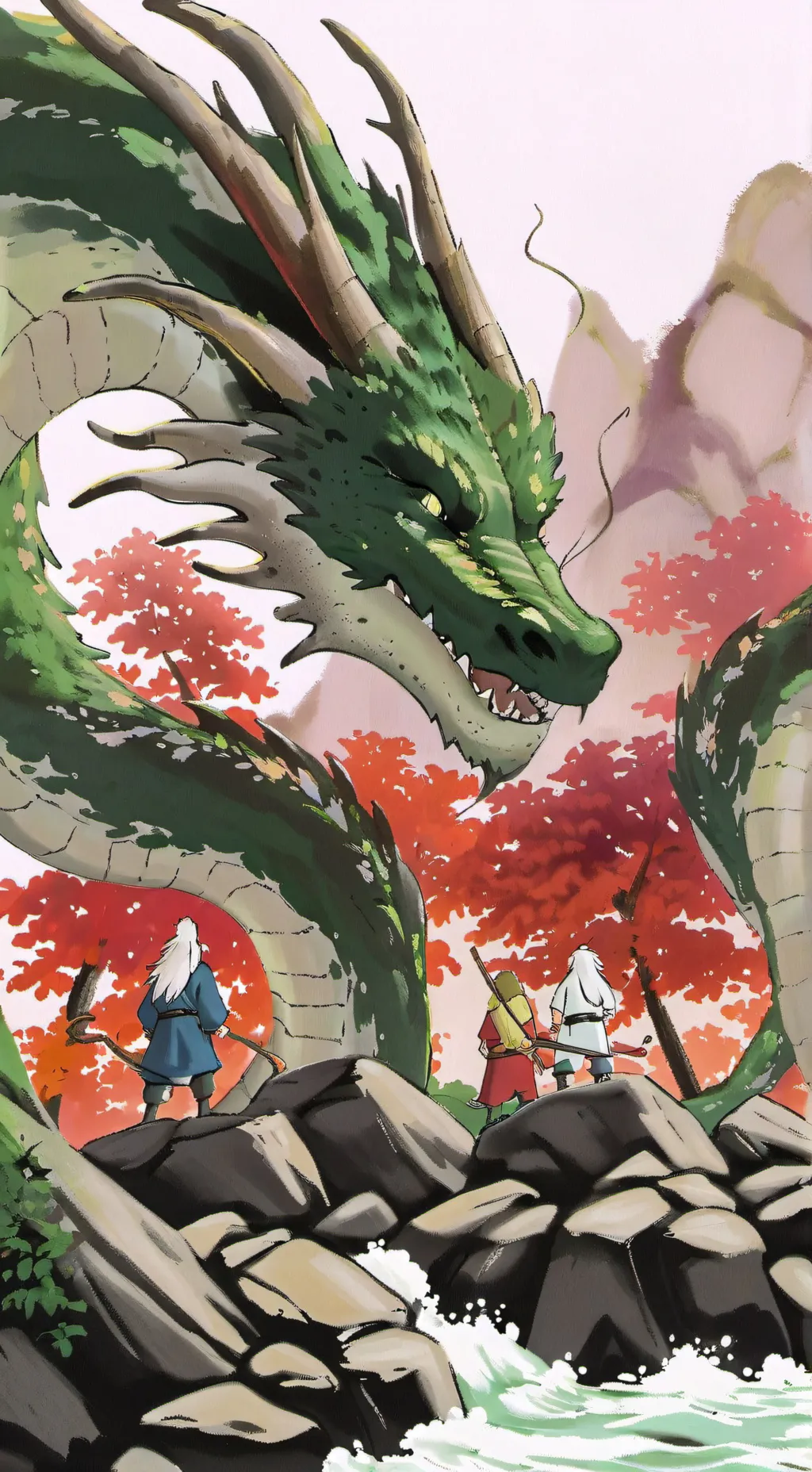 ai character: Earth dragon background