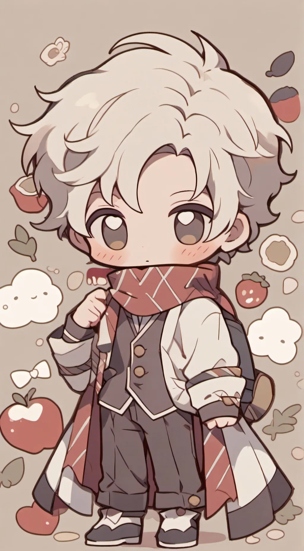 ai character: DARK background