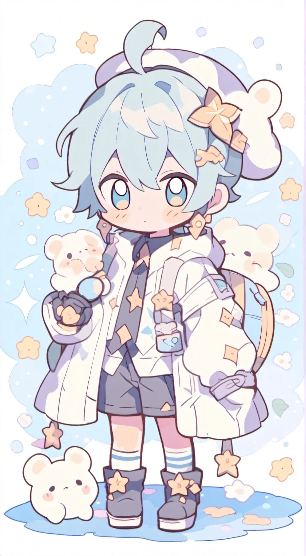 ai character: niño ❄️ background