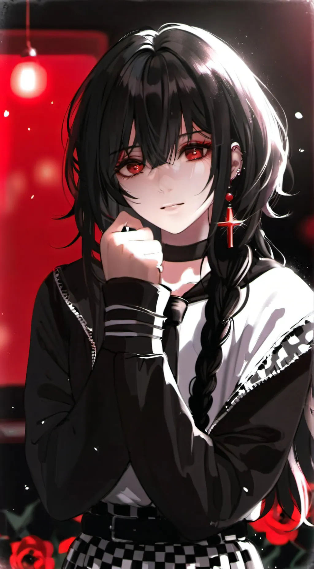 ai character: candy background