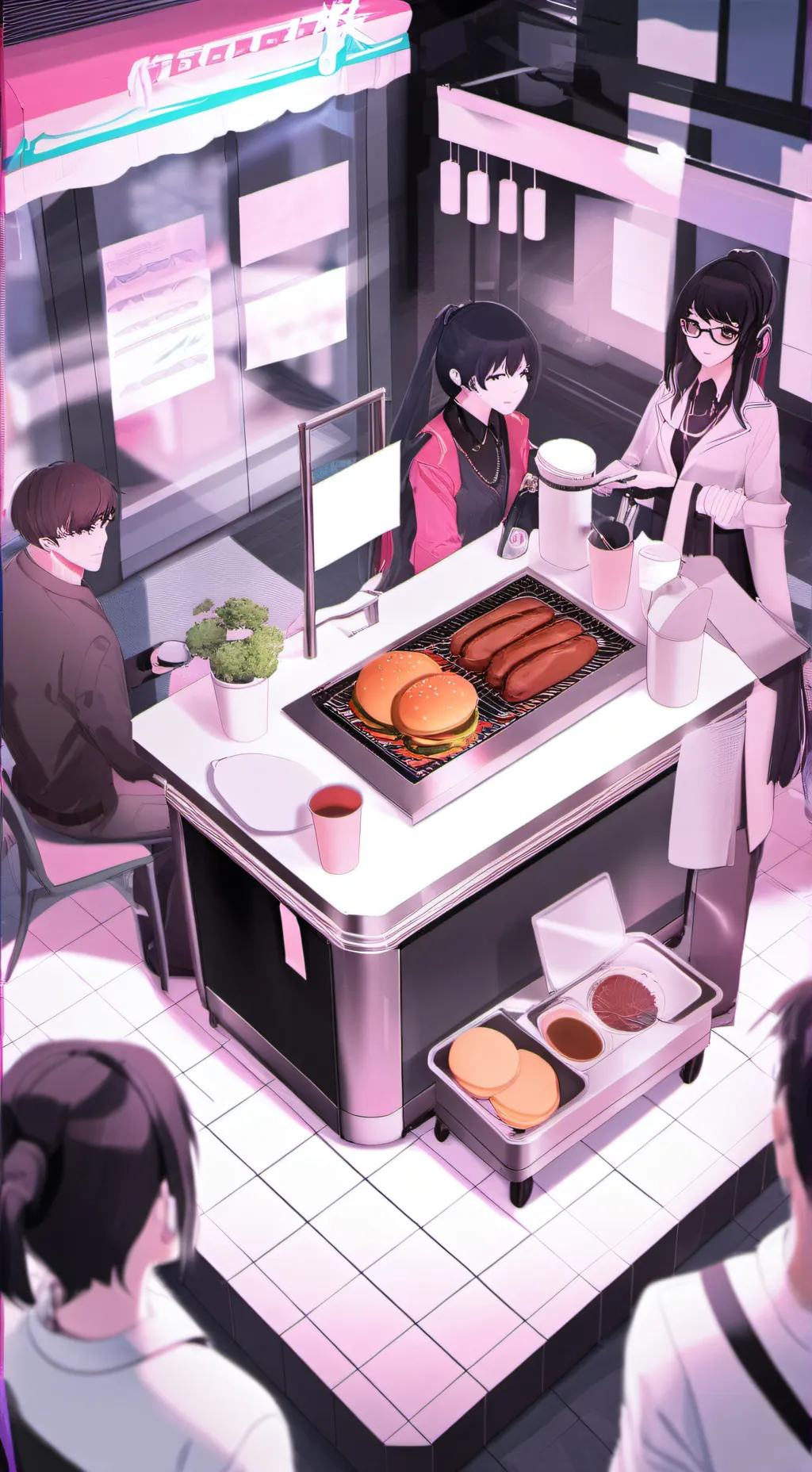 ai character: The BBQ King's Quest background