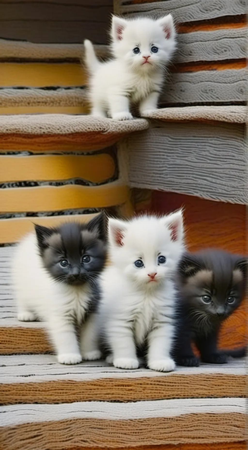 ai character: abandoned kittens background