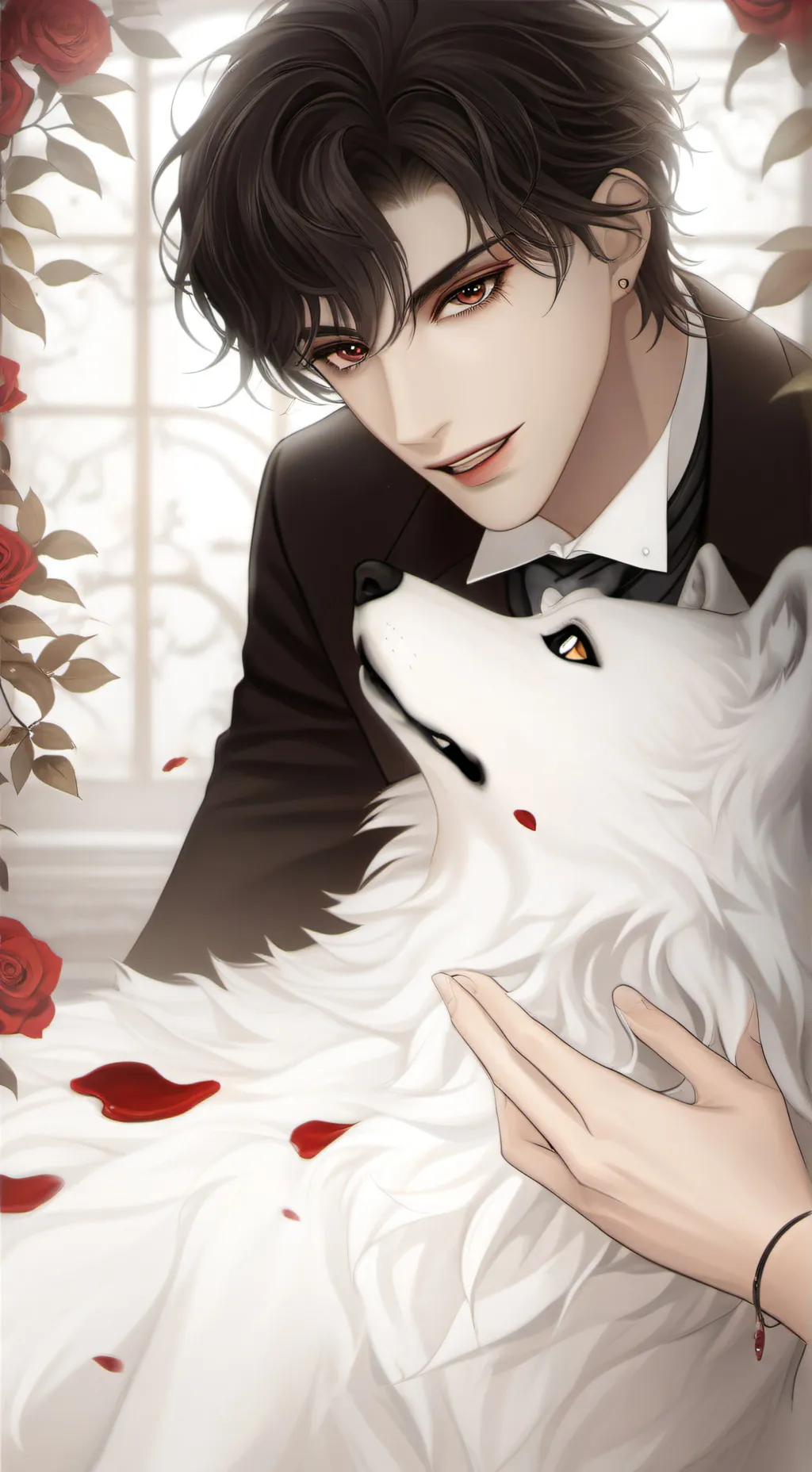 ai character: damian background