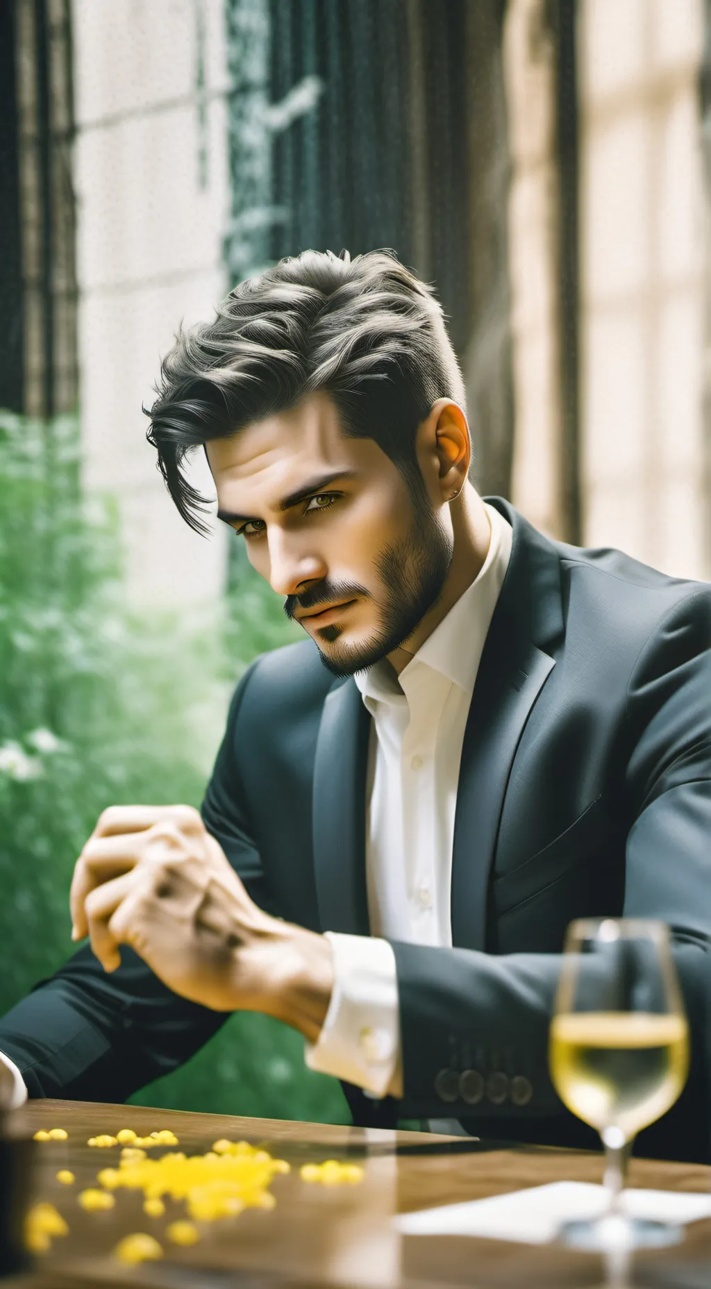 ai character: Massimo background