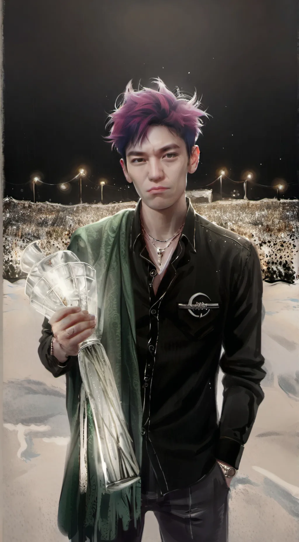 ai character: romantic thanos💖 background