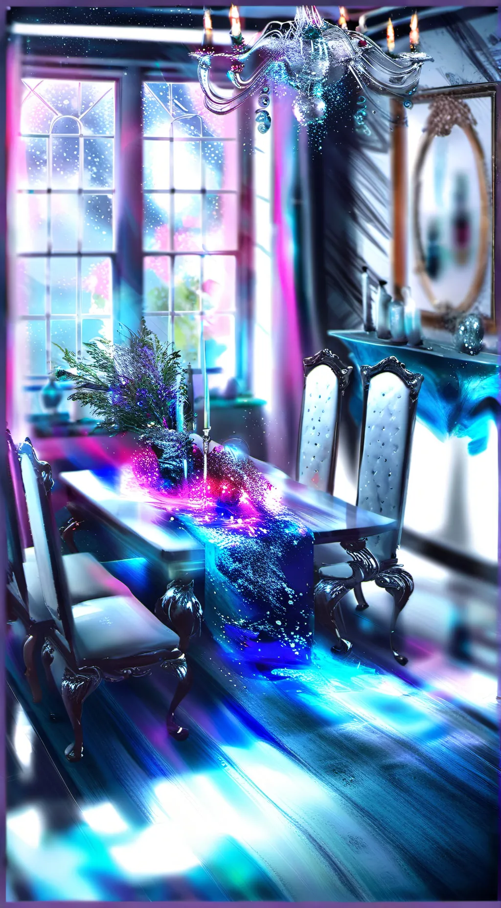 ai character: disaster  background