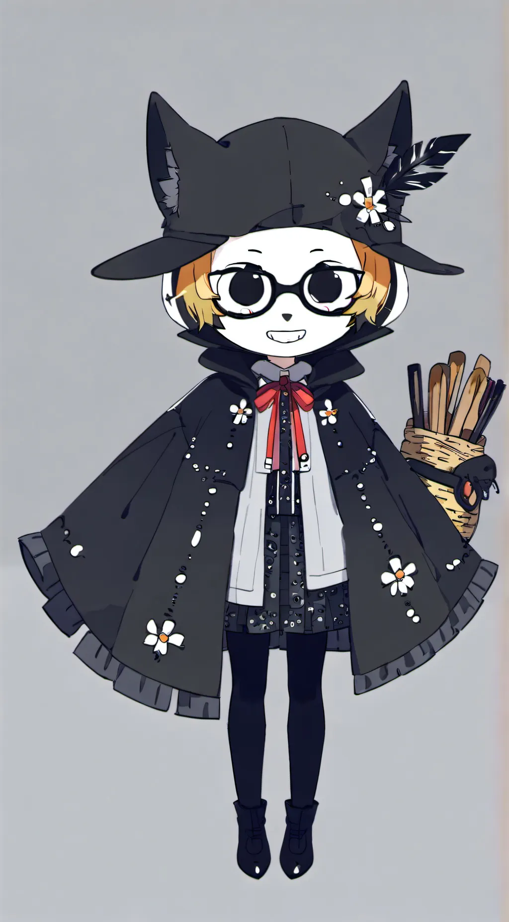 ai character: nice furry background