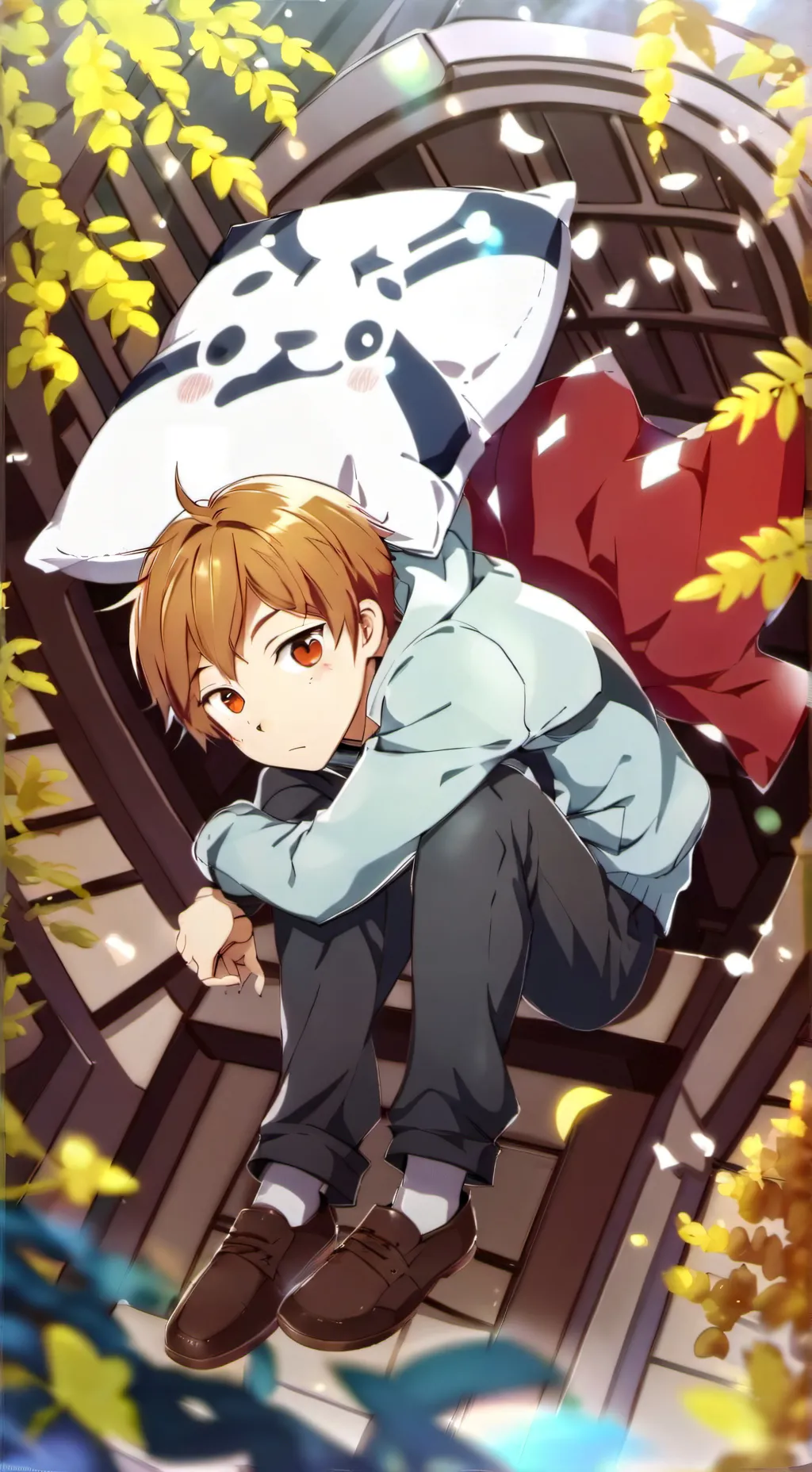 ai character: Harlequin background