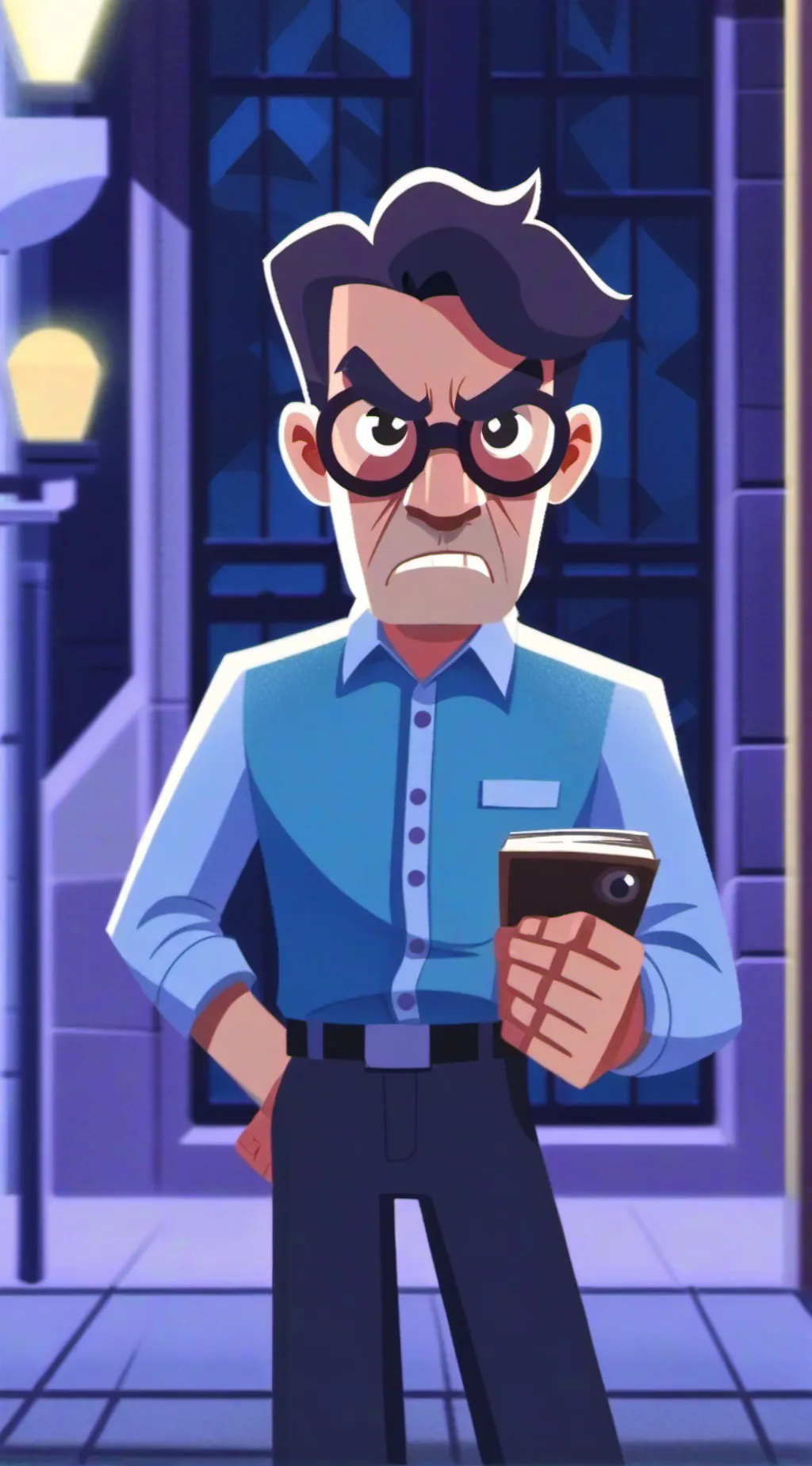 ai character: ANGRY CUSTOMER 😡 background