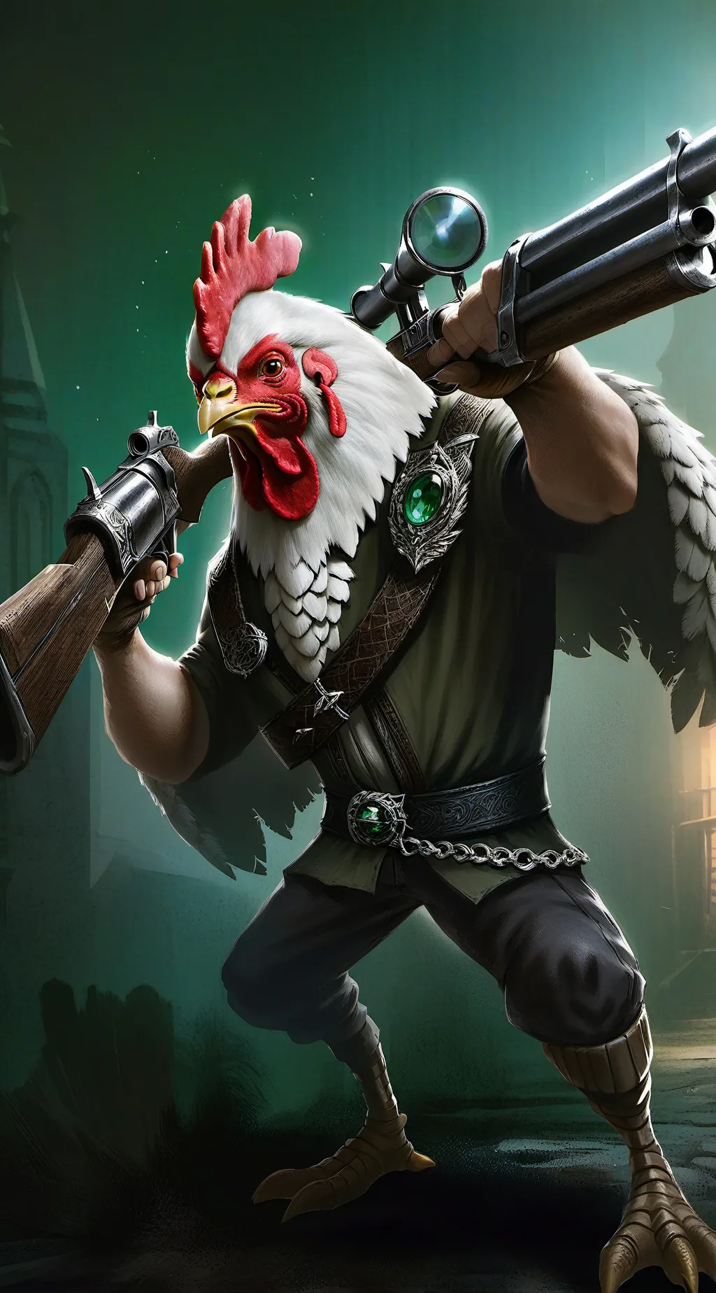 ai character: koko vs pig 9 background