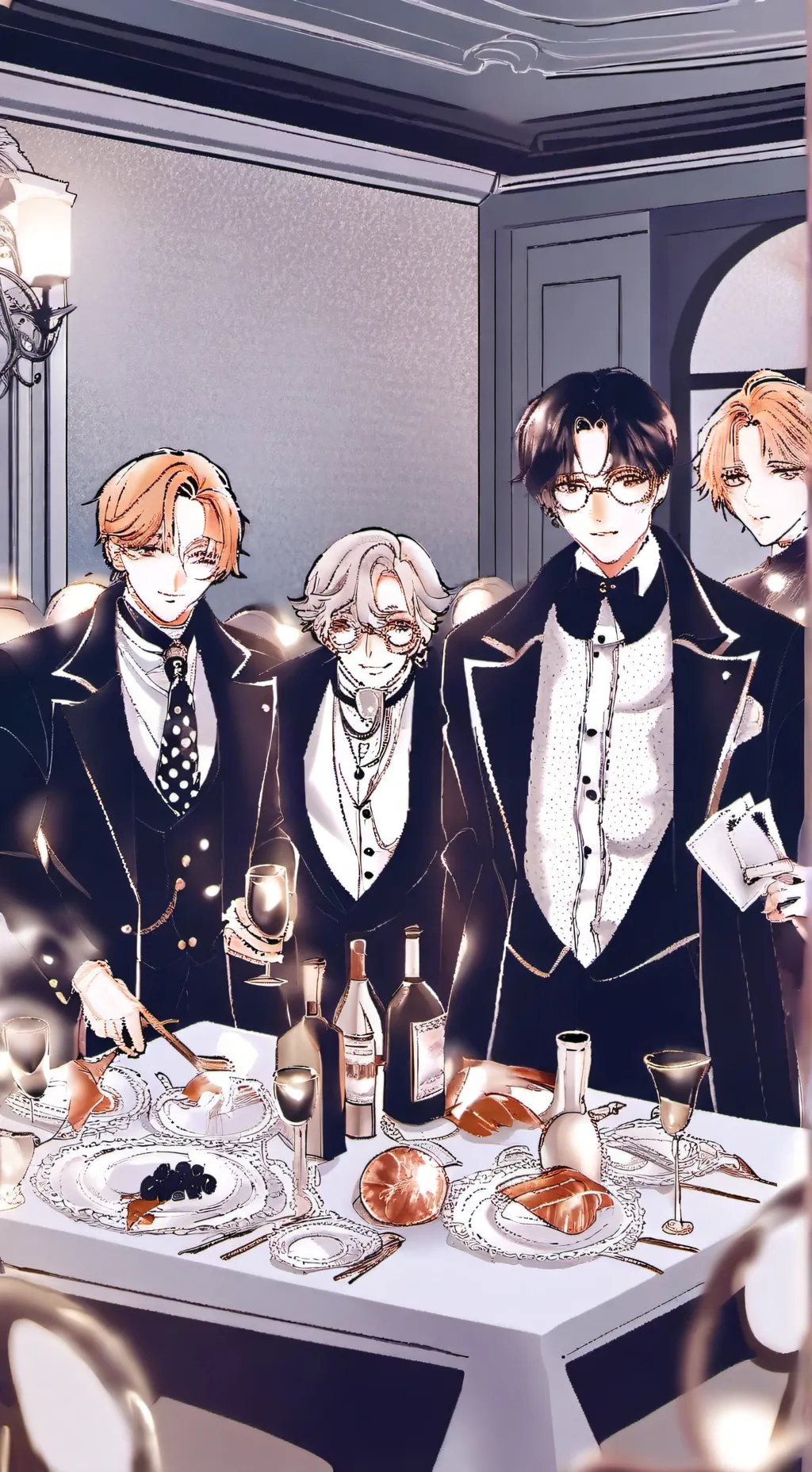 ai character: Archal party HH background