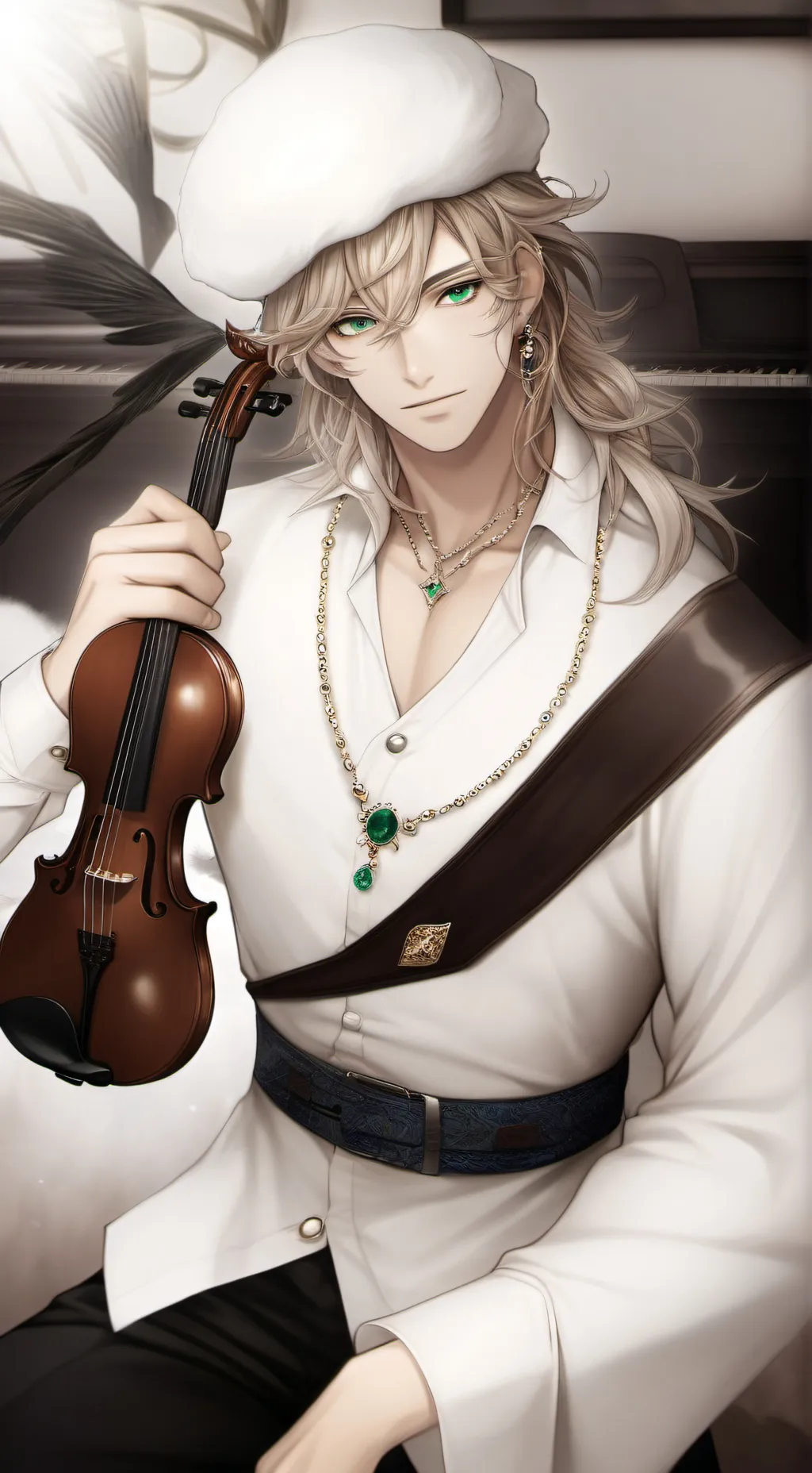 ai character: ☆KEAGAN VAKULIN☆ background