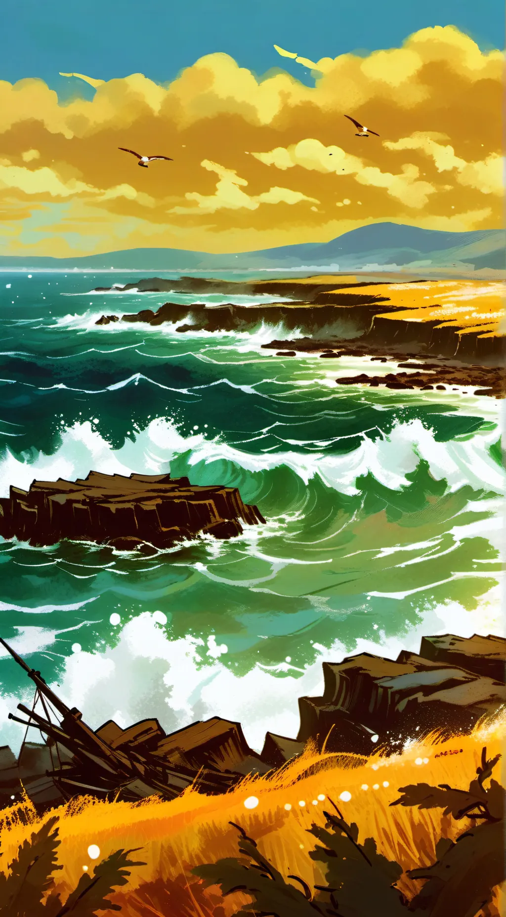 ai character: Falkland war background