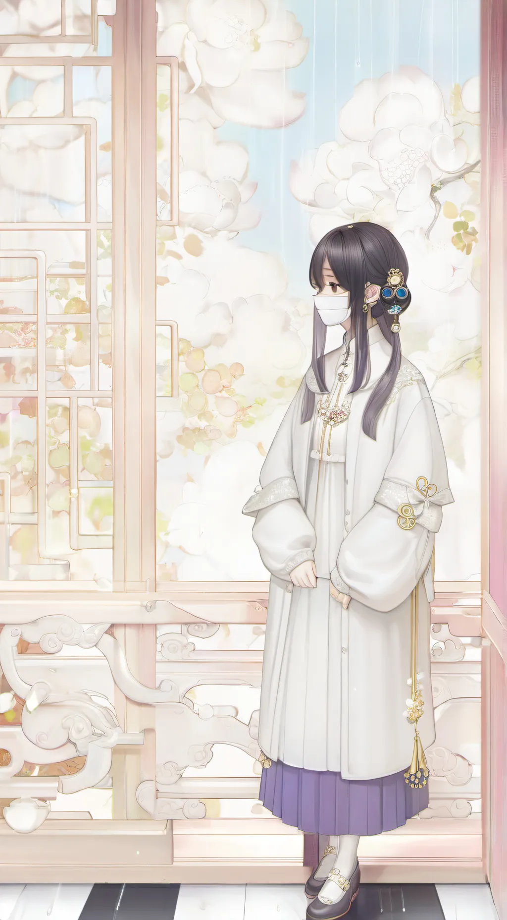 ai character: monica background