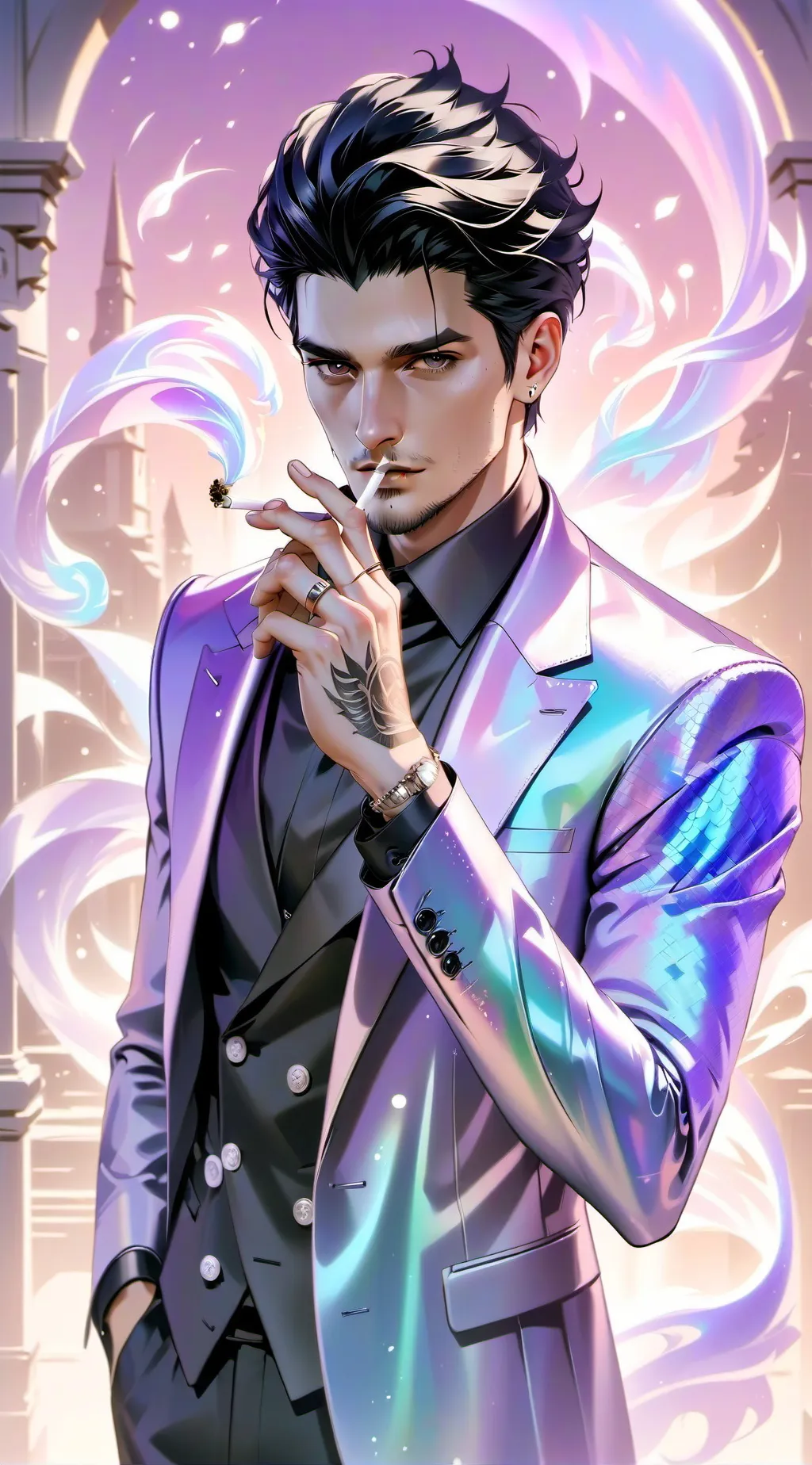 ai character: Massimo background