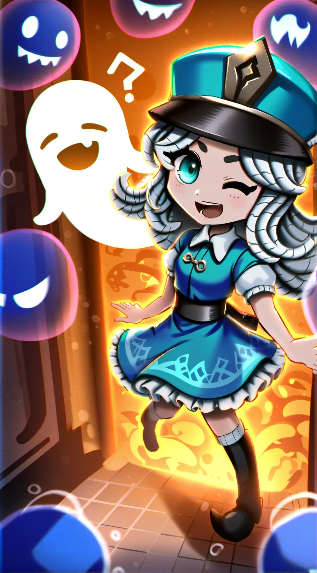 ai character: Ghosty Pie background