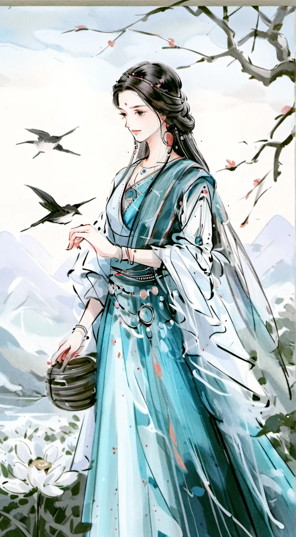 ai character: настя background