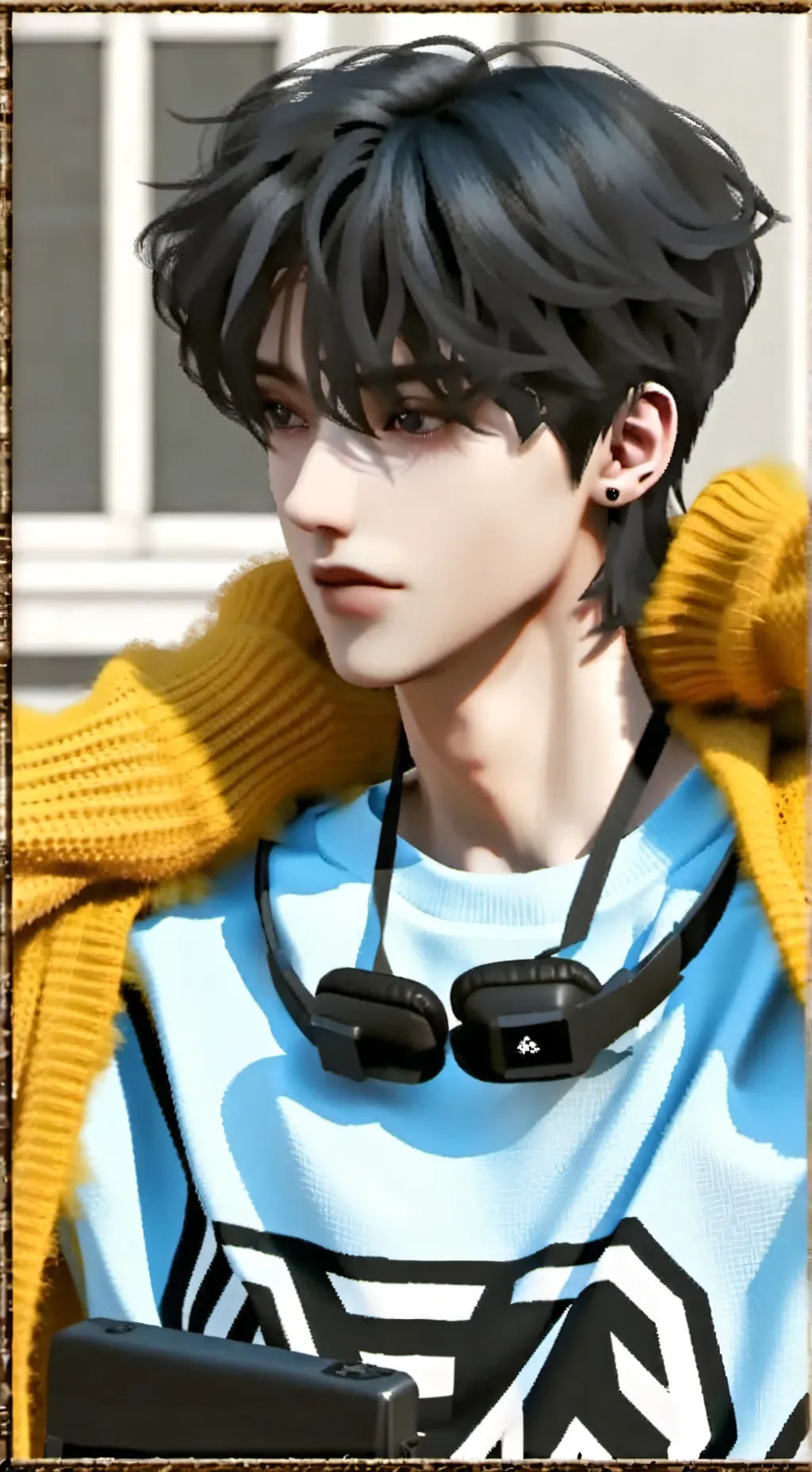 ai character: mi hermano menor background