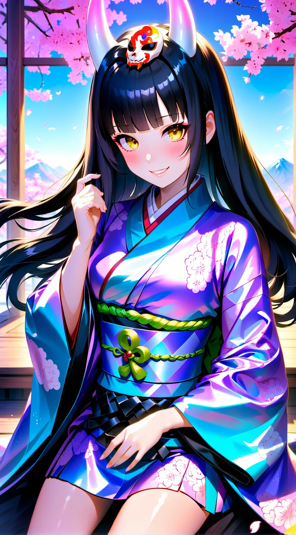 ai character: Melody  background