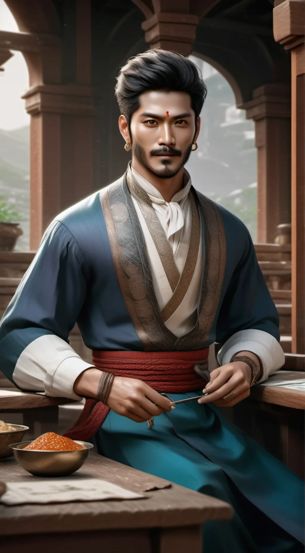 ai character: TWD background