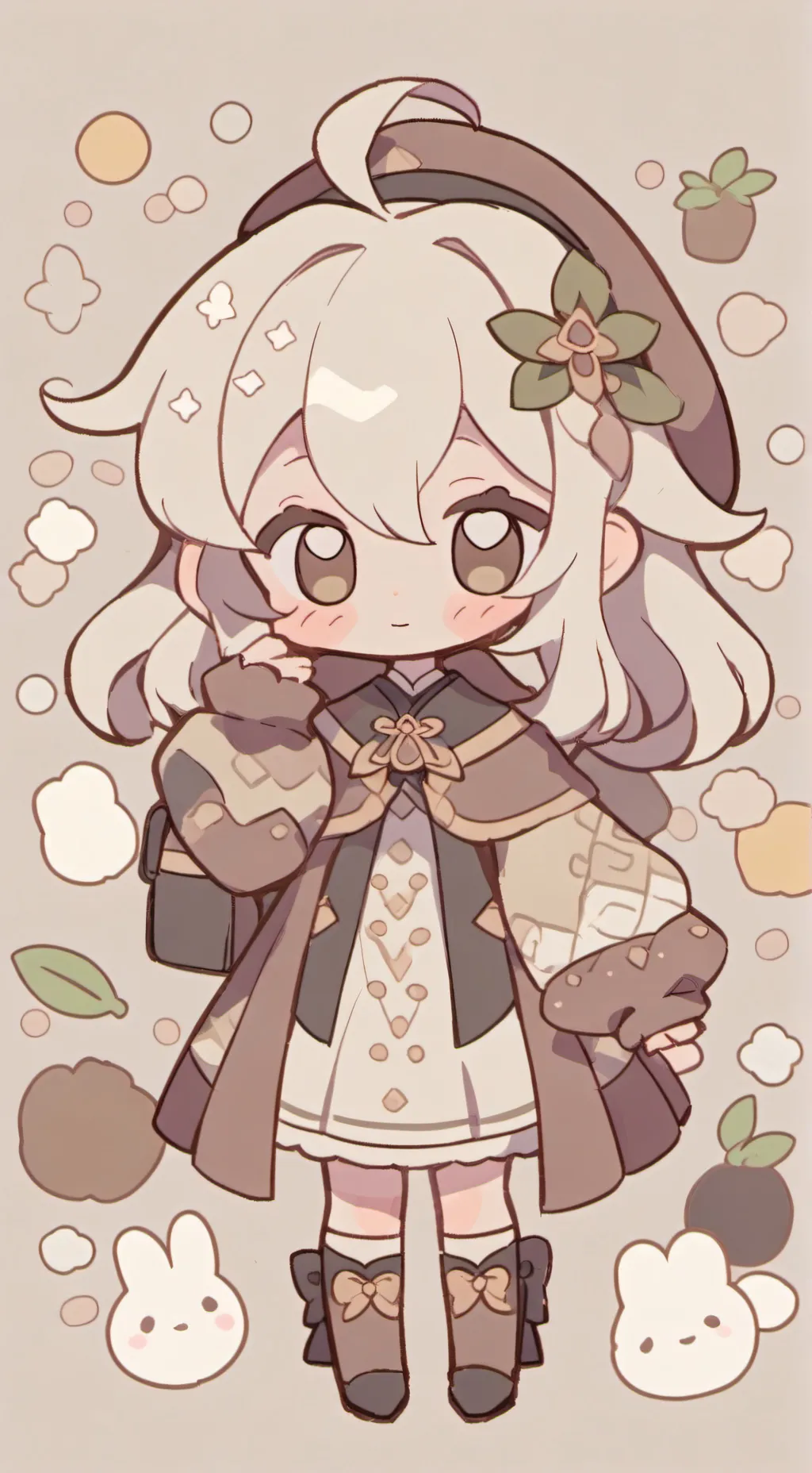 ai character: Cat background