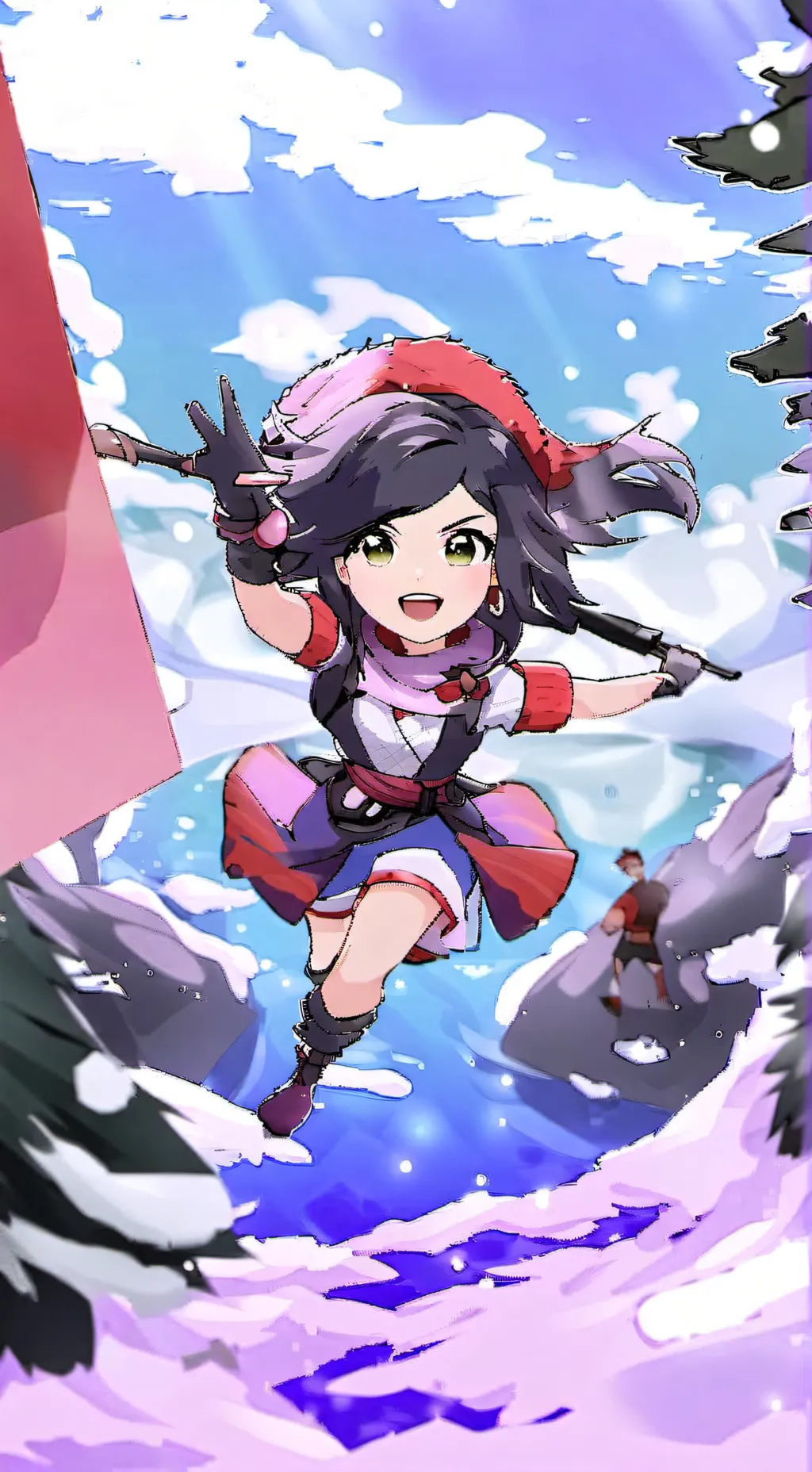 ai character: kny Tanjiro background