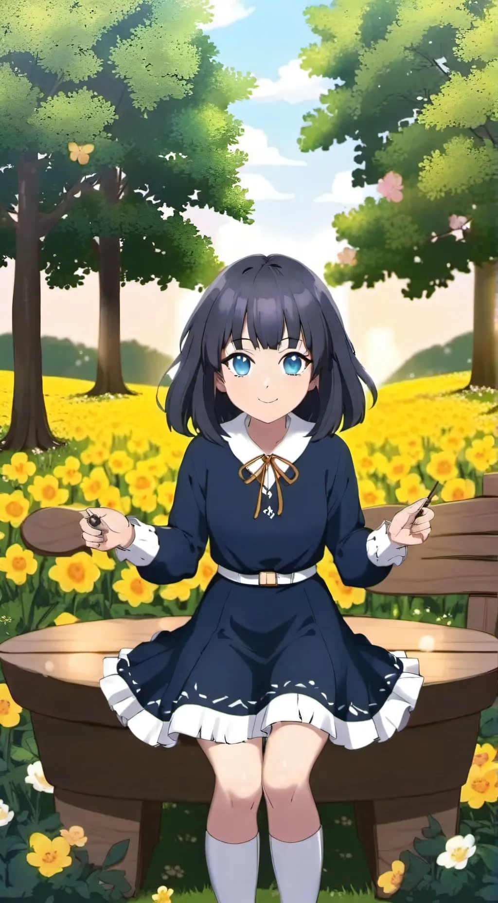 ai character: himawari background