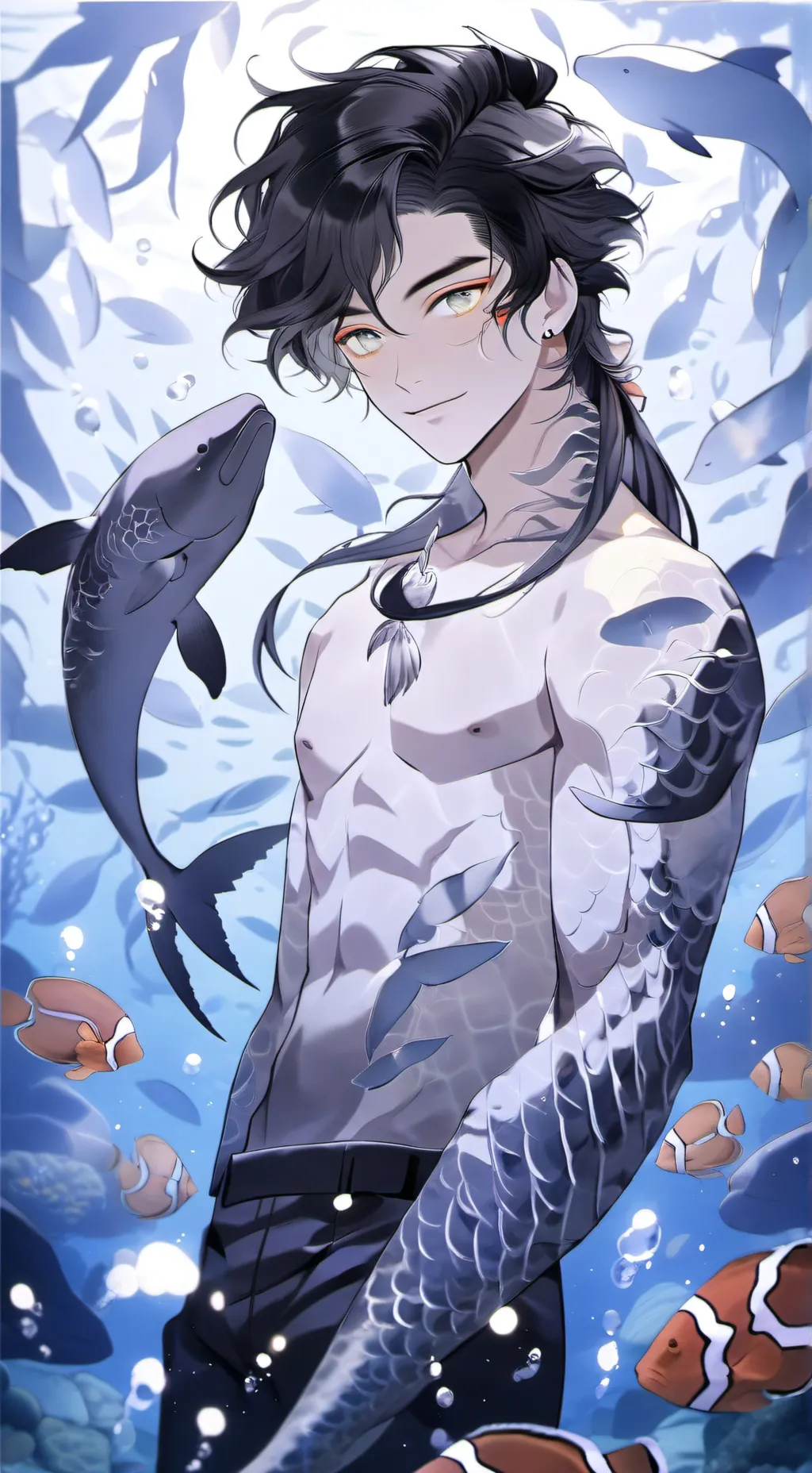ai character: liam🌊 background