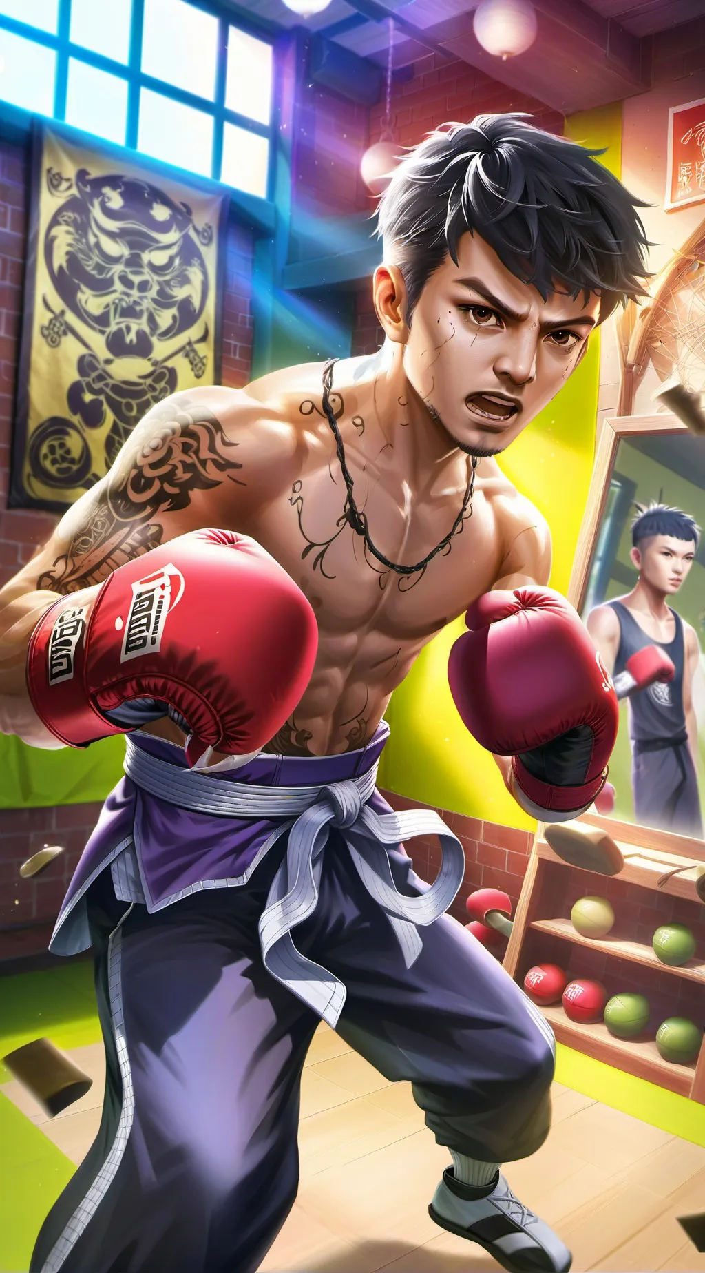 ai character: Iron Tiger Tycoon background