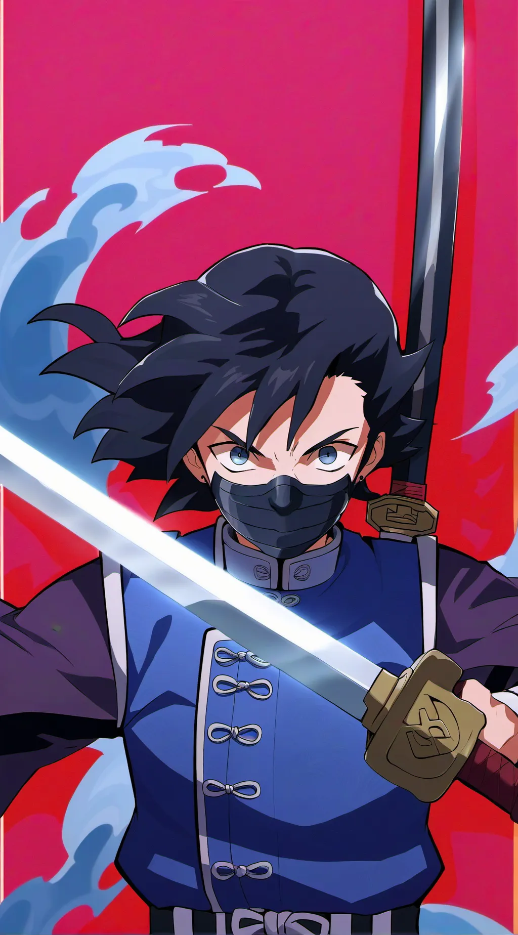 ai character: kny mondern day background