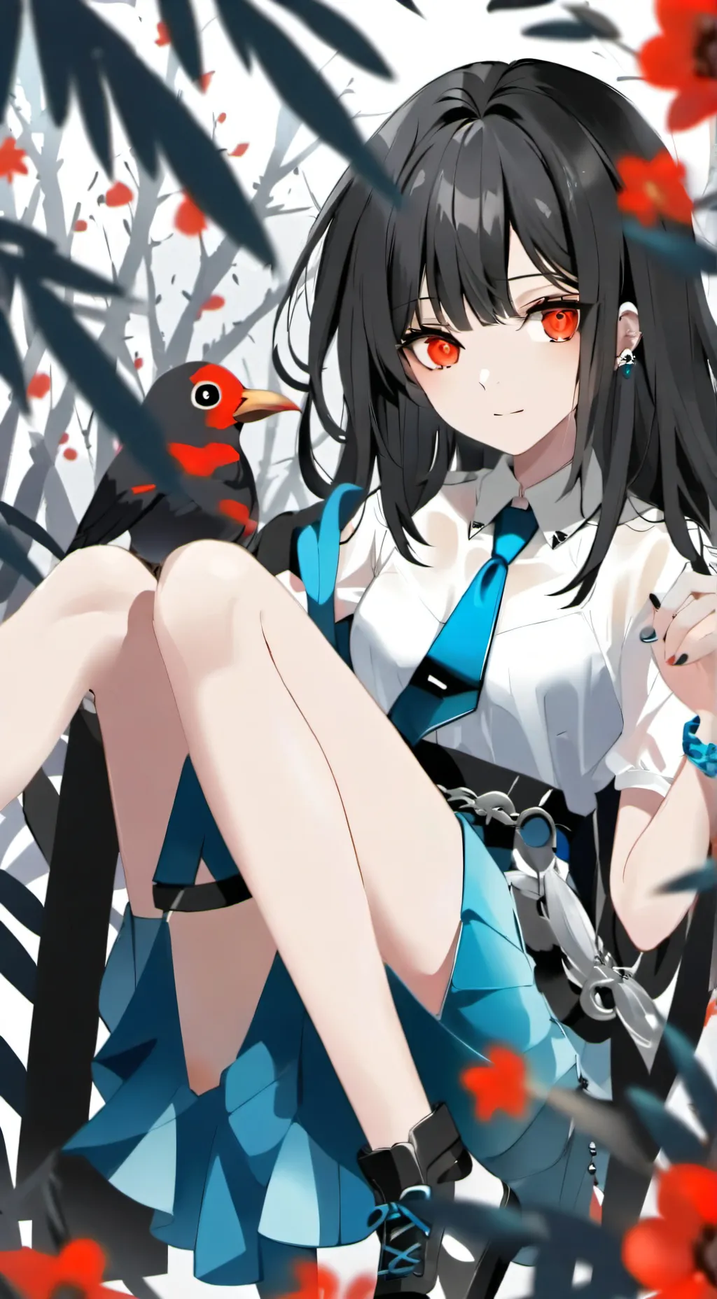 ai character: Muichiro x Y/N background