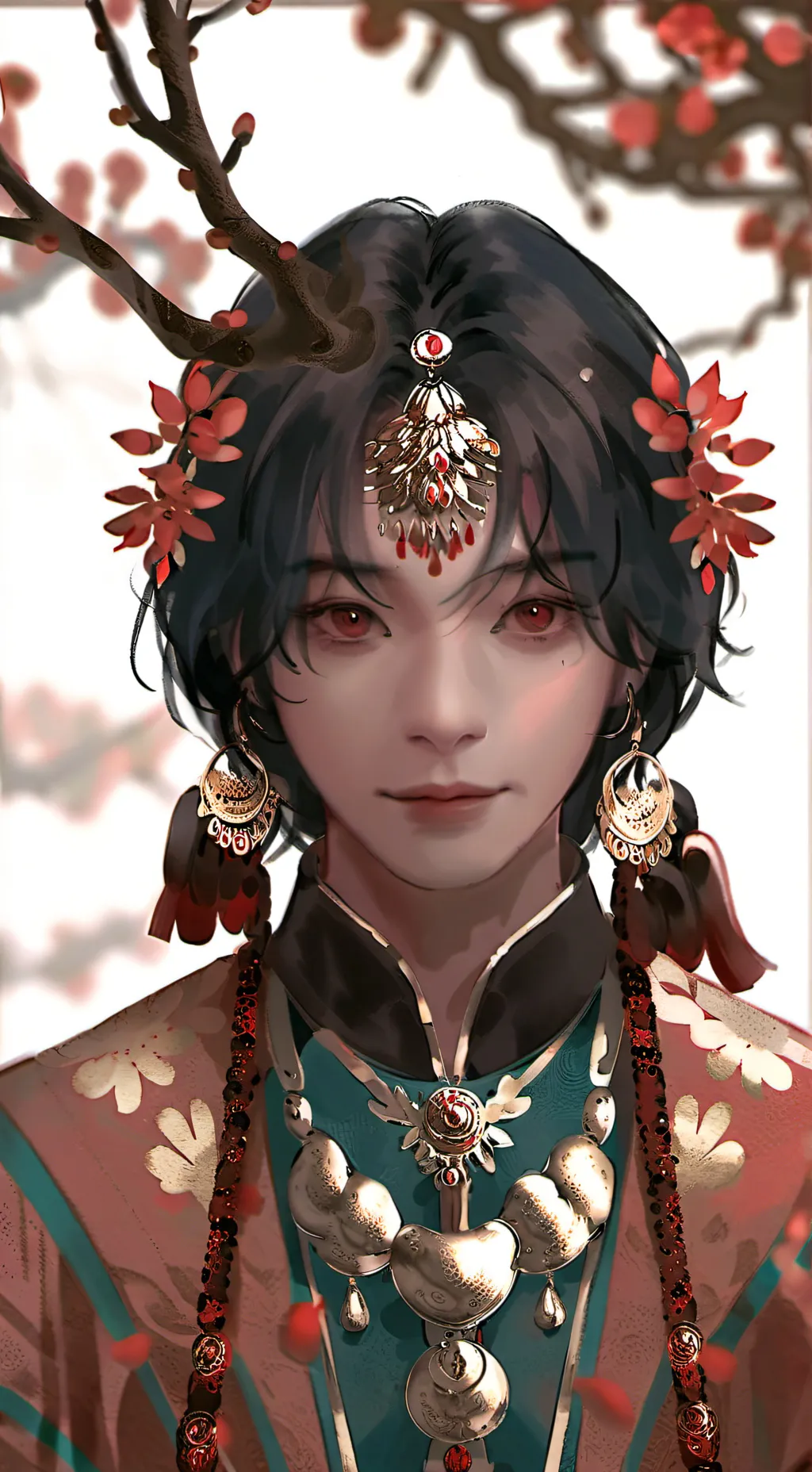 ai character: Cute girl background