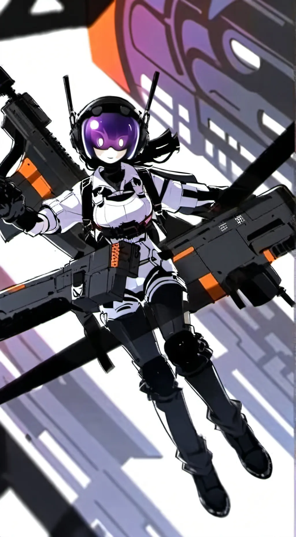 ai character: murder Drones background