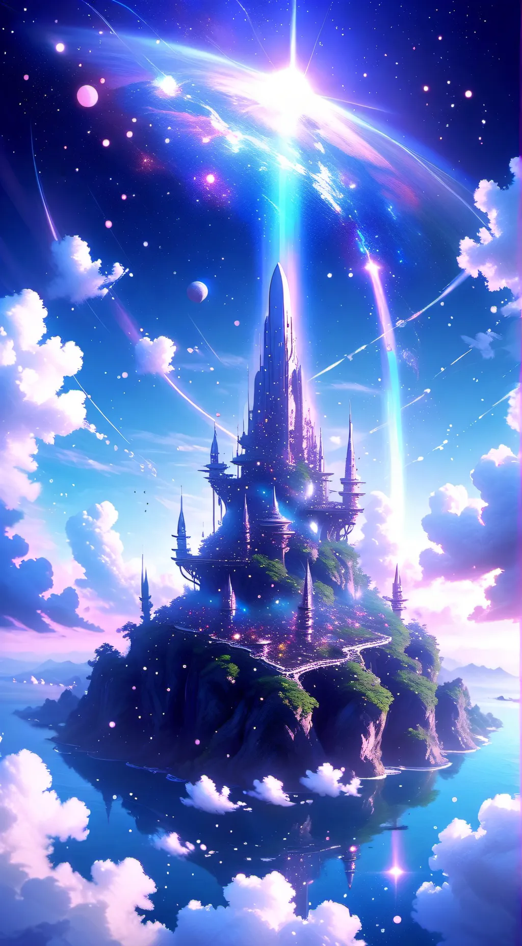 ai character: HH in Heaven! ✨⭐ background