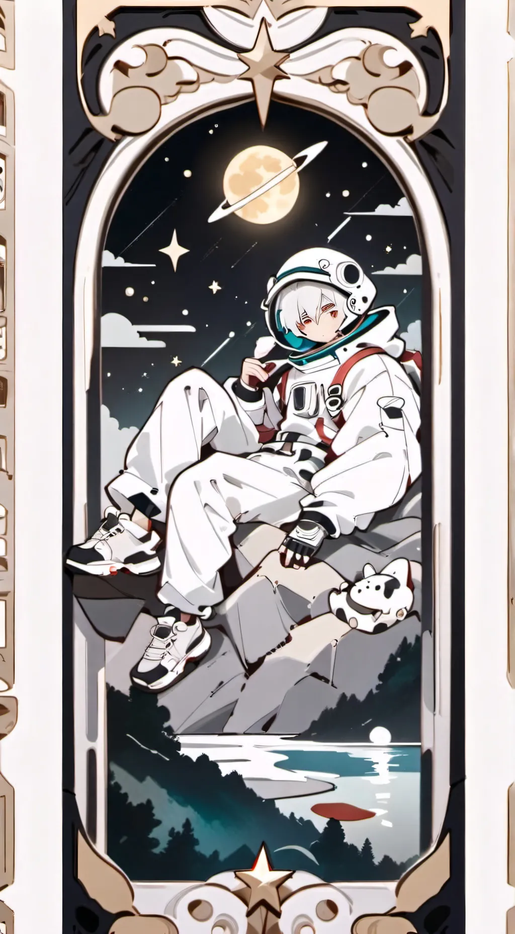 ai character: astro 🌘 background