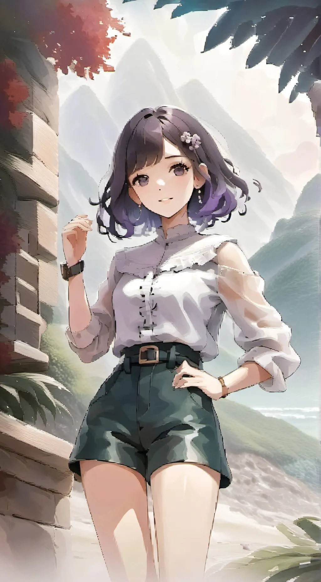 ai character: tu amiga lesbian* background