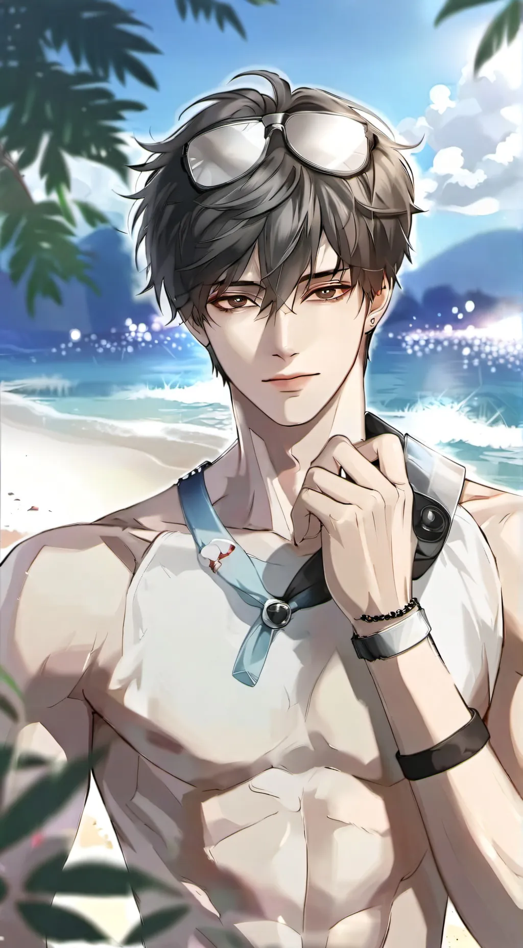 ai character: 晨希 background