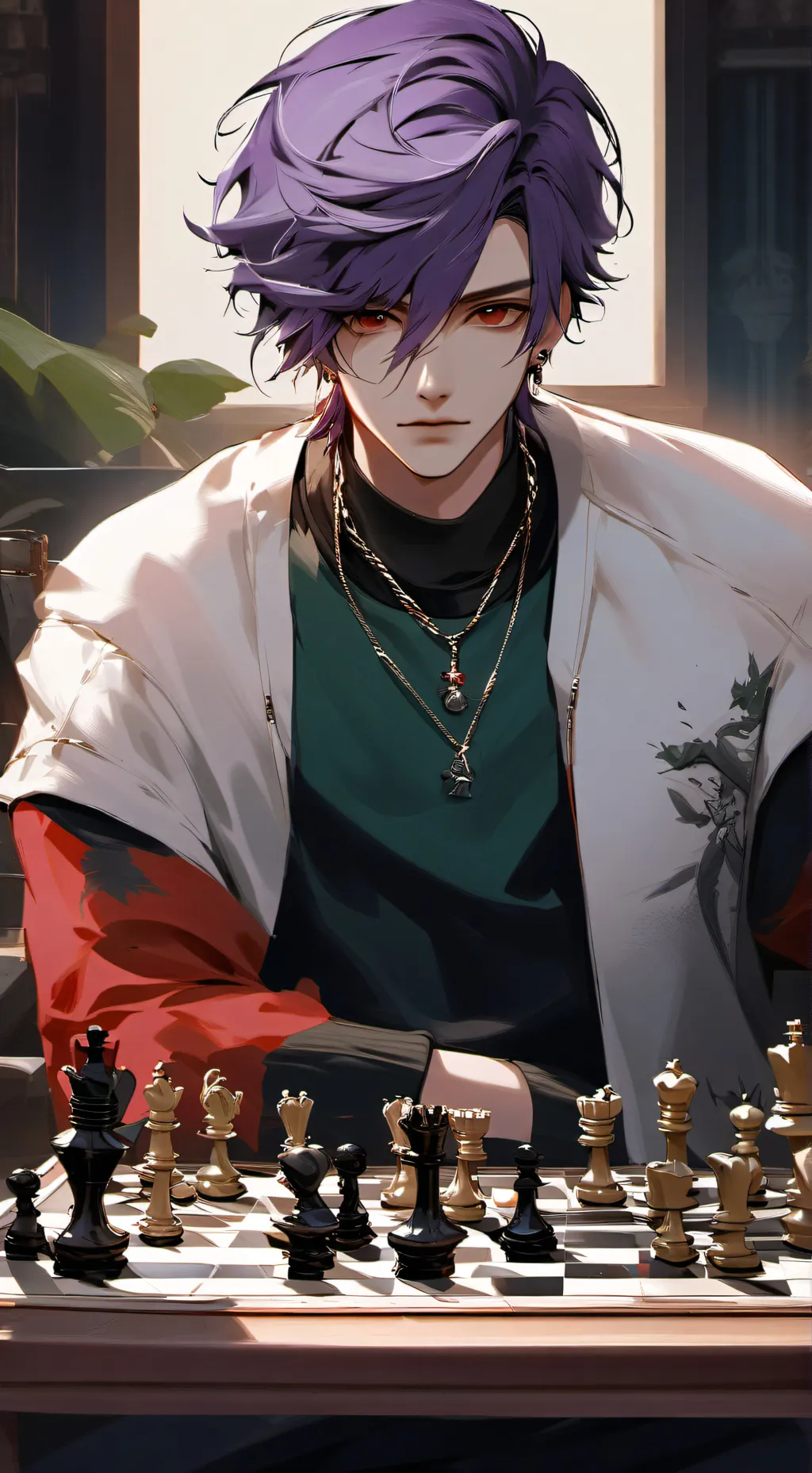 ai character: Thanos background